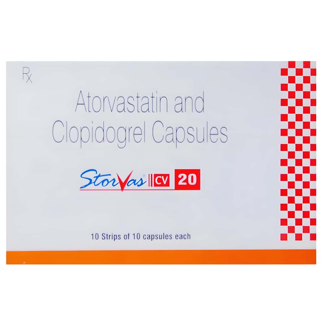 STORVAS CV 20 MG CAPSULE
