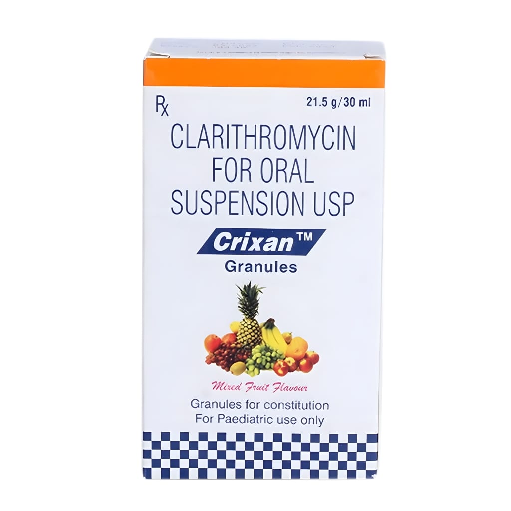 CRIXAN 125 MG SYRUP