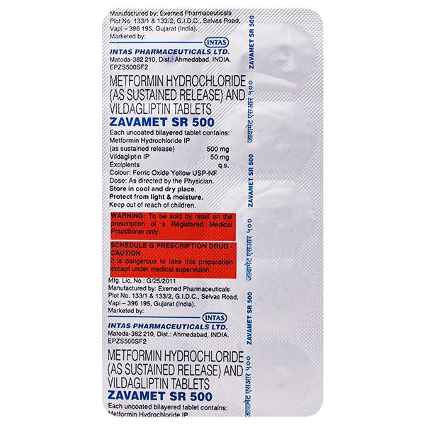 ZAVAMET-SR 500MG TABLET