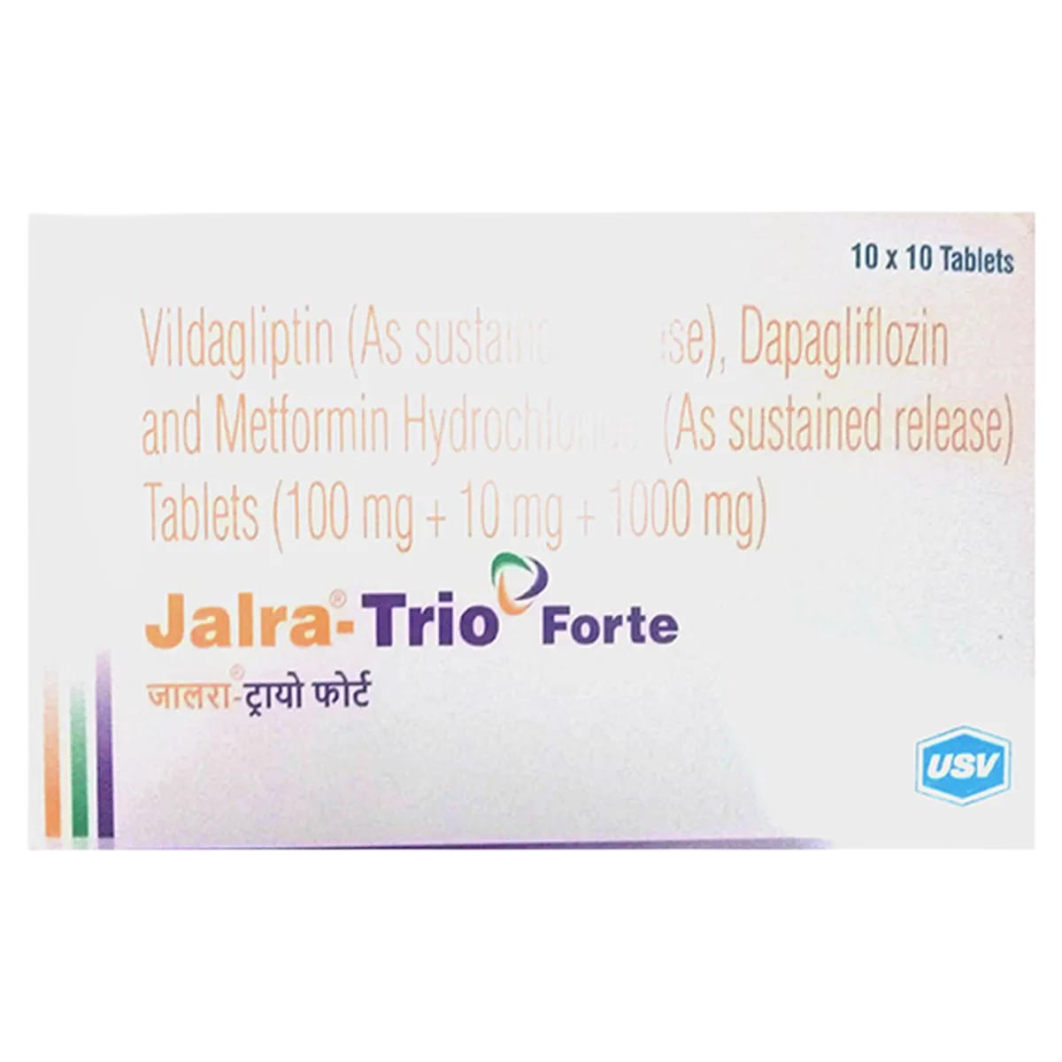 JALRA TRIO FORTE 100/10/1000 TABLET