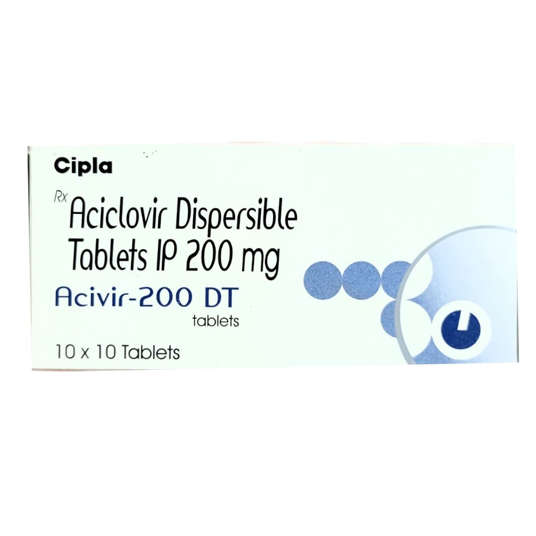 ACIVIR 200MG DT 