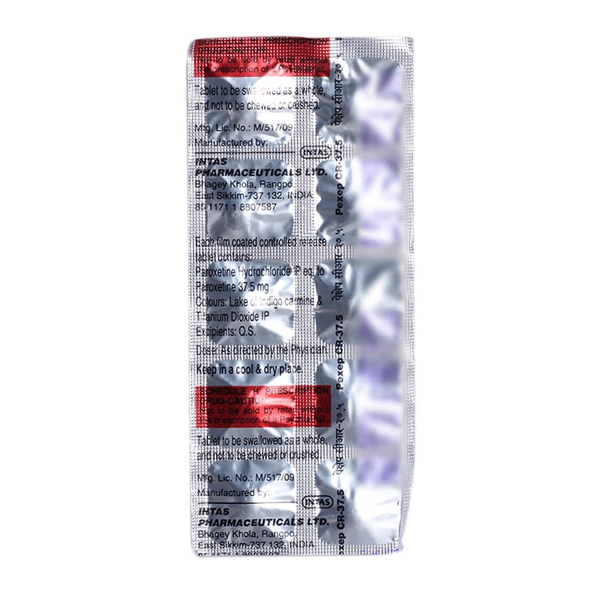 PEXEP CR 37.5MG TABLET