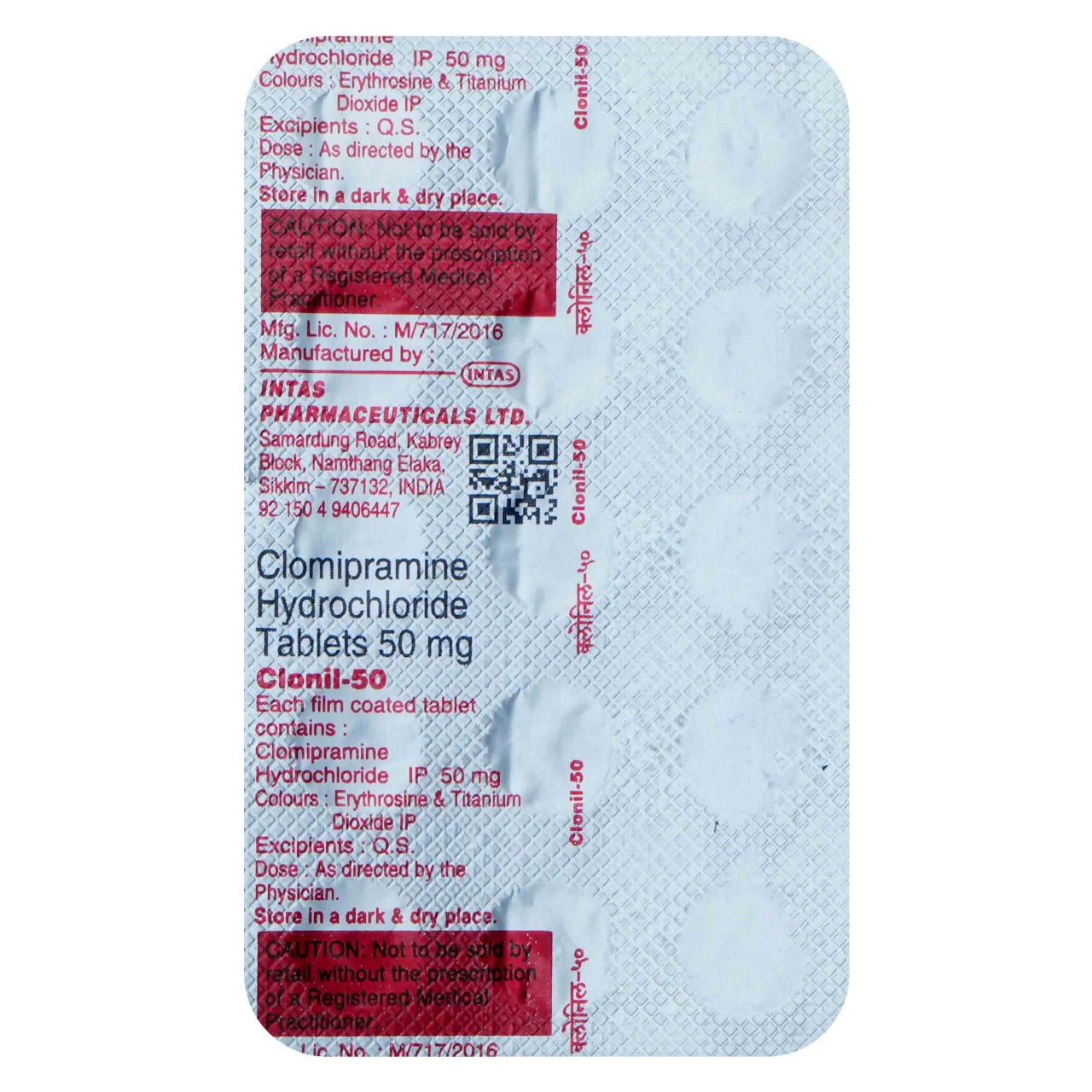 CLONIL 50MG TABLET