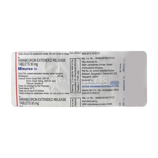 MIRATAS 50MG