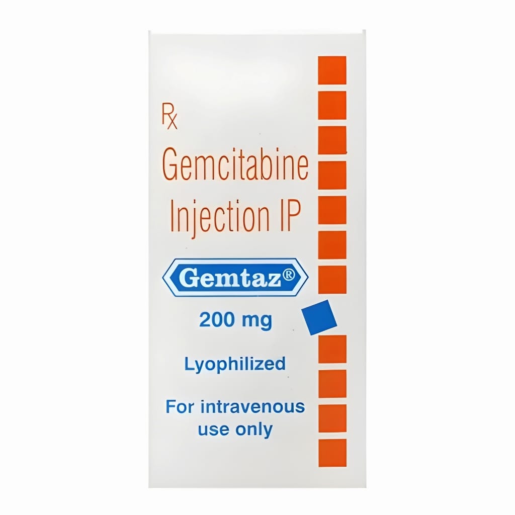 GEMTAZ 200 MG INJECTION