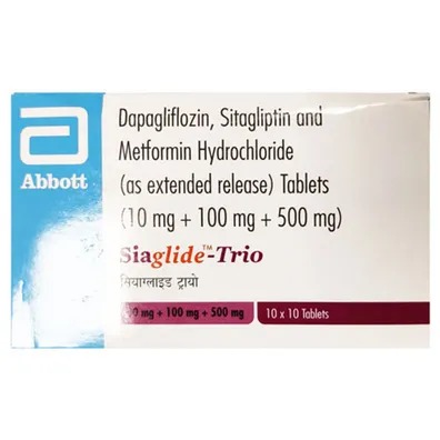SIAGLIDE-TRIO 10MG/100MG/500MG