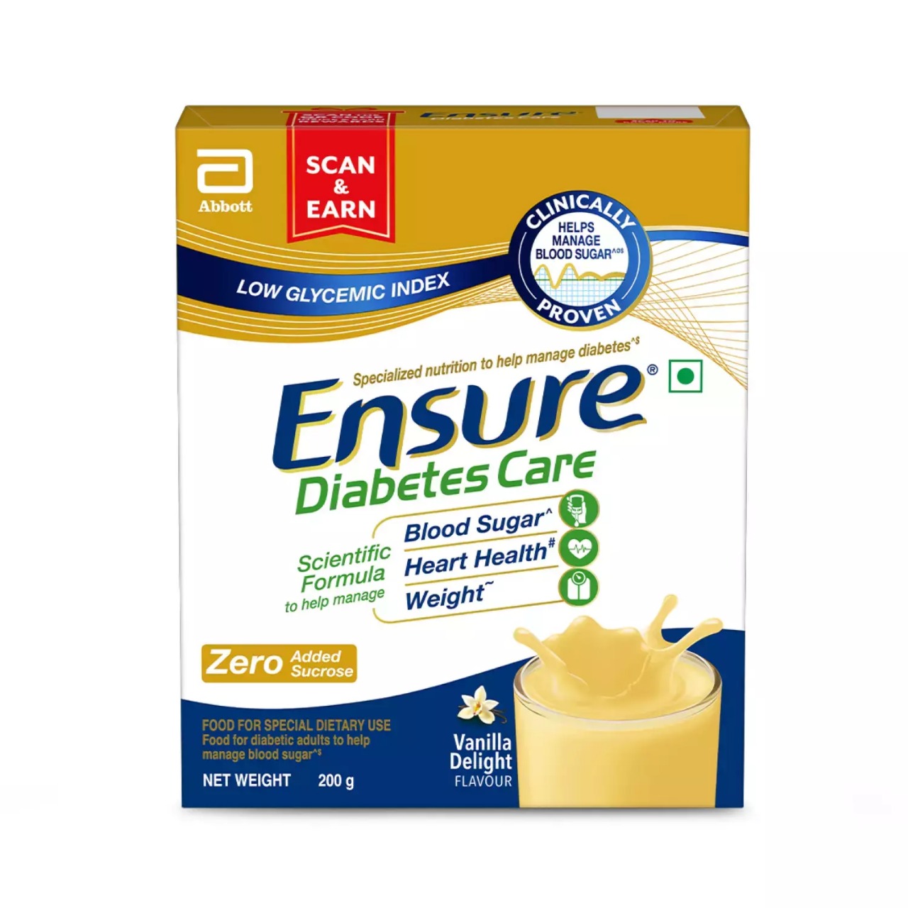 ENSURE DIABETES CARE VANILLA 200G 