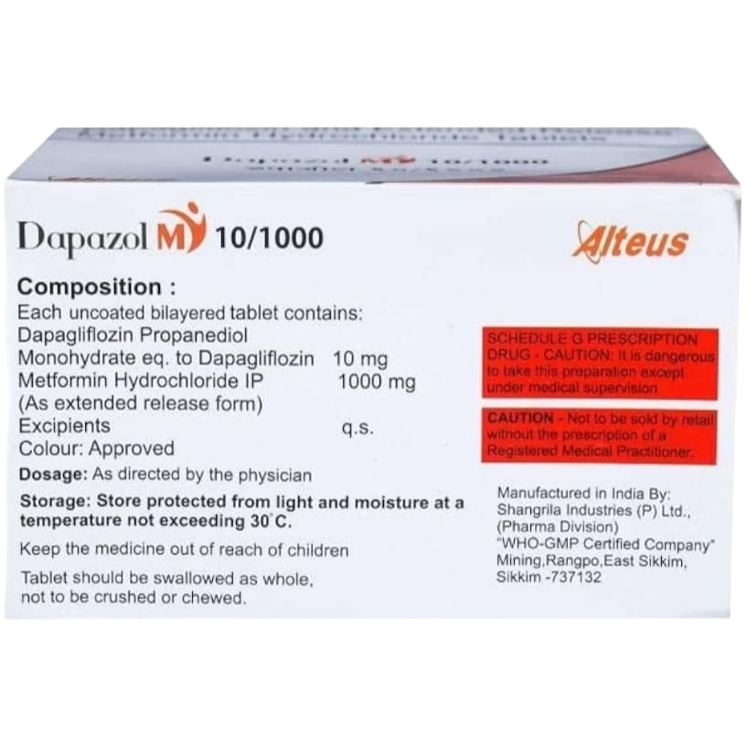 DAPAZOL- M 10/1000 TABLET