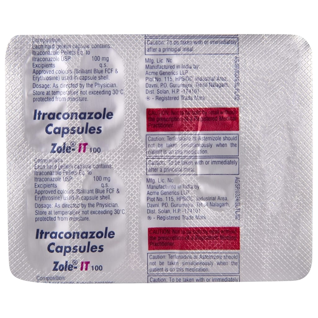ZOLE IT 100 MG CAPSULE