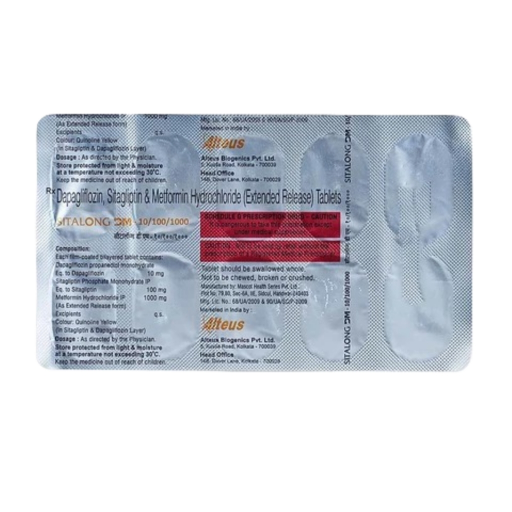 SITALONG DM 10/100/1000 TABLET