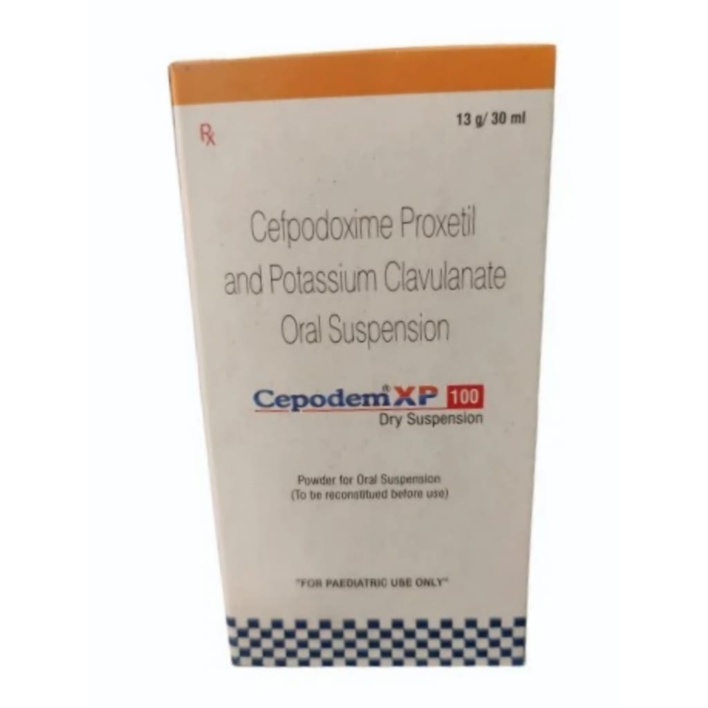 CEPODEM XP DS 100/62.5 MG