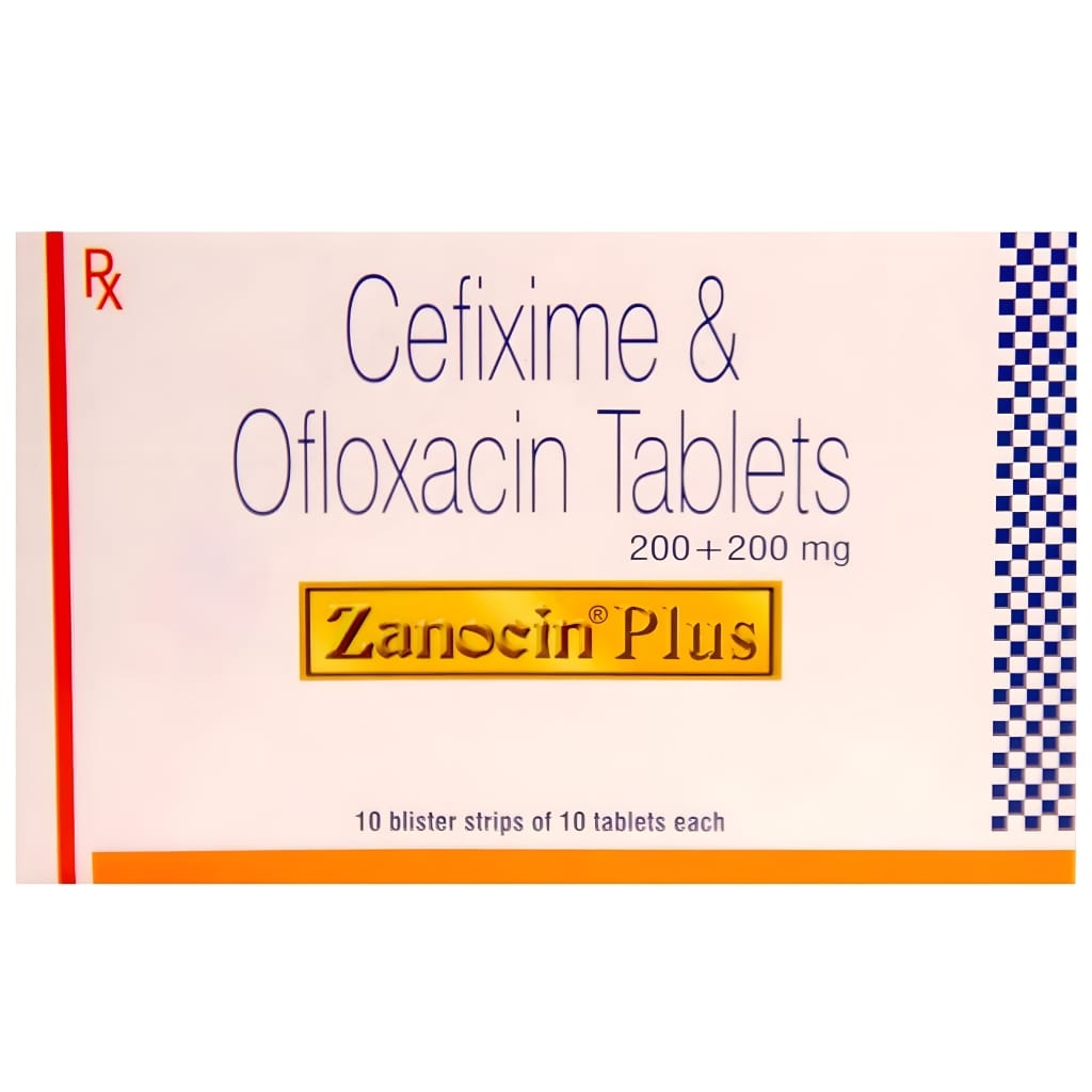 ZANOCIN PLUS 200/200 MG TABLET
