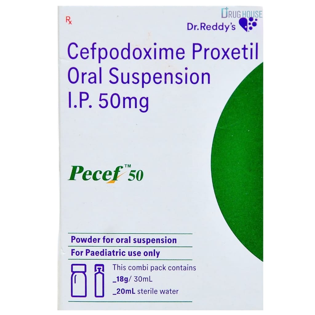 PECEF 50MG SUSPENSION