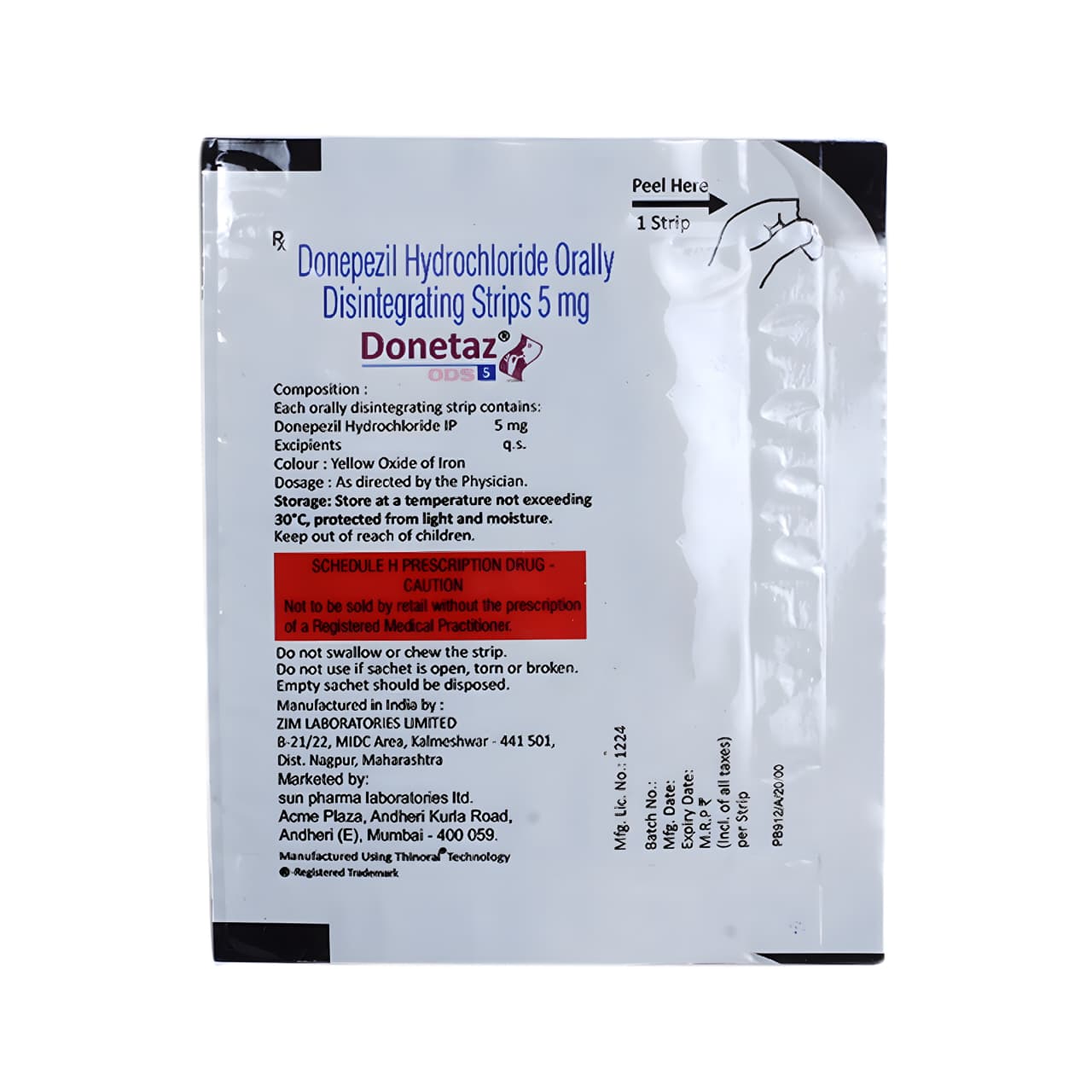 DONETAZ ODS 5 MG SACHET