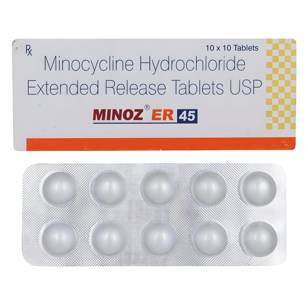 MINOZ 45 MG TABLET ER