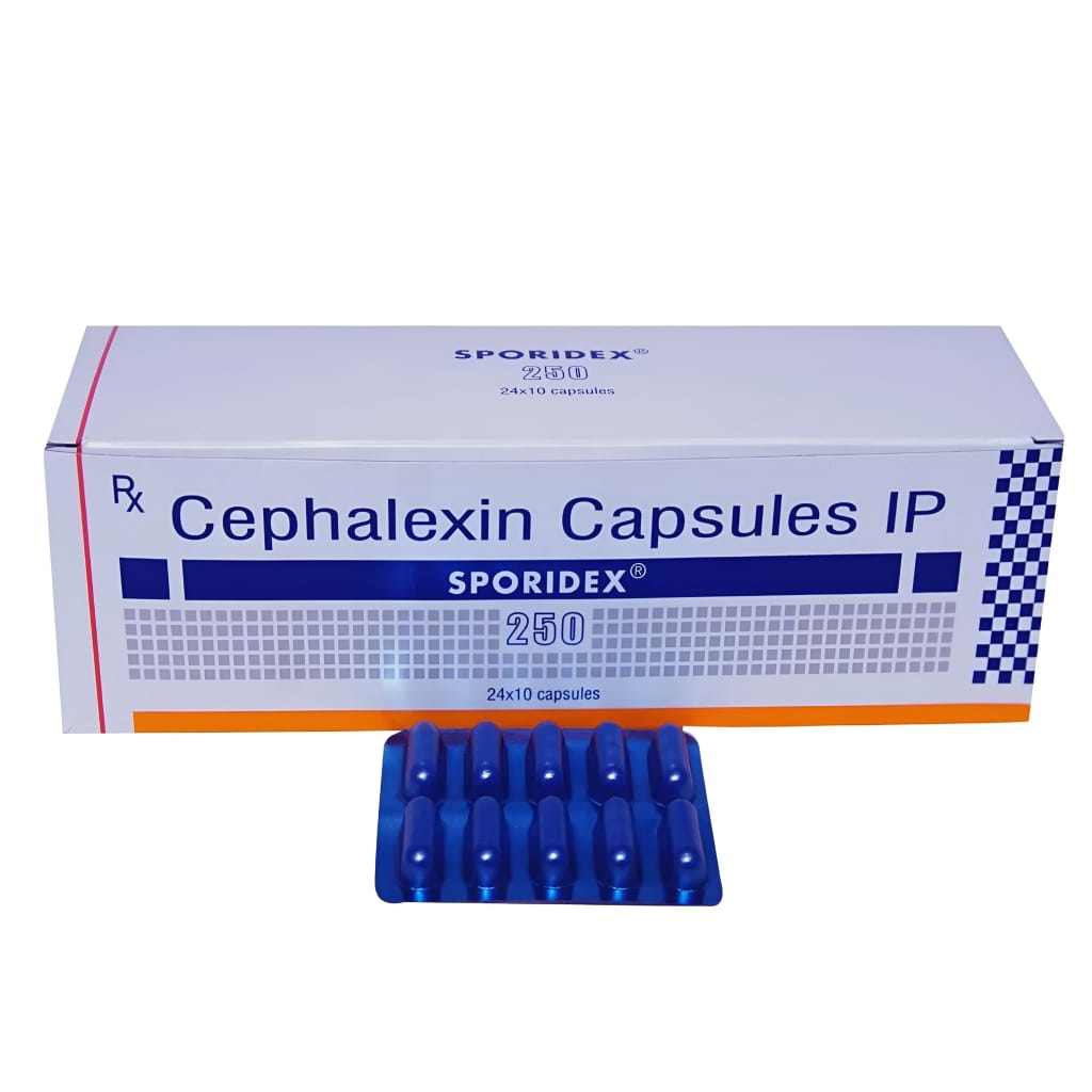 SPORIDEX 250 MG CAPSULE