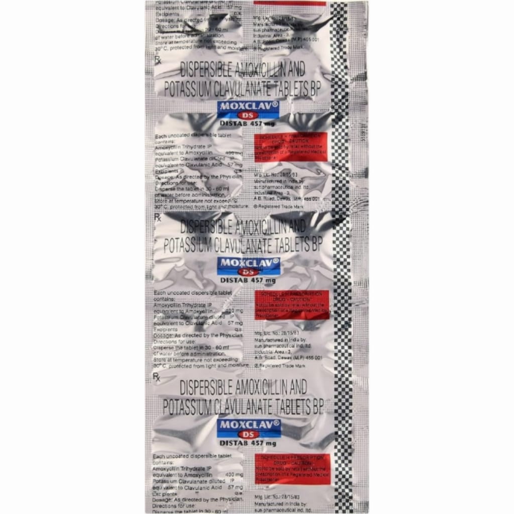 MOXCLAV DS 400/57 MG TABLET