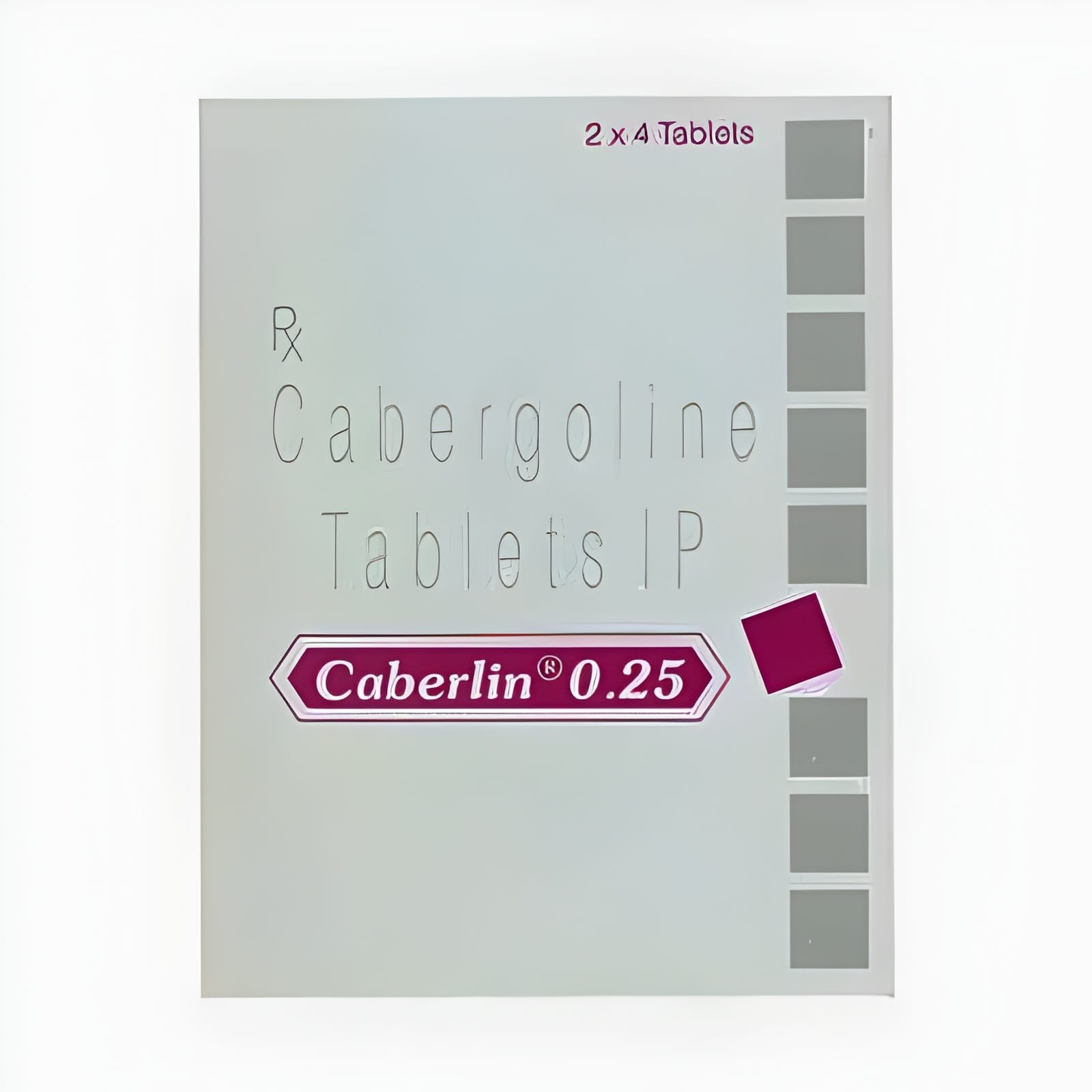 CABERLIN 0.25 MG TABLET