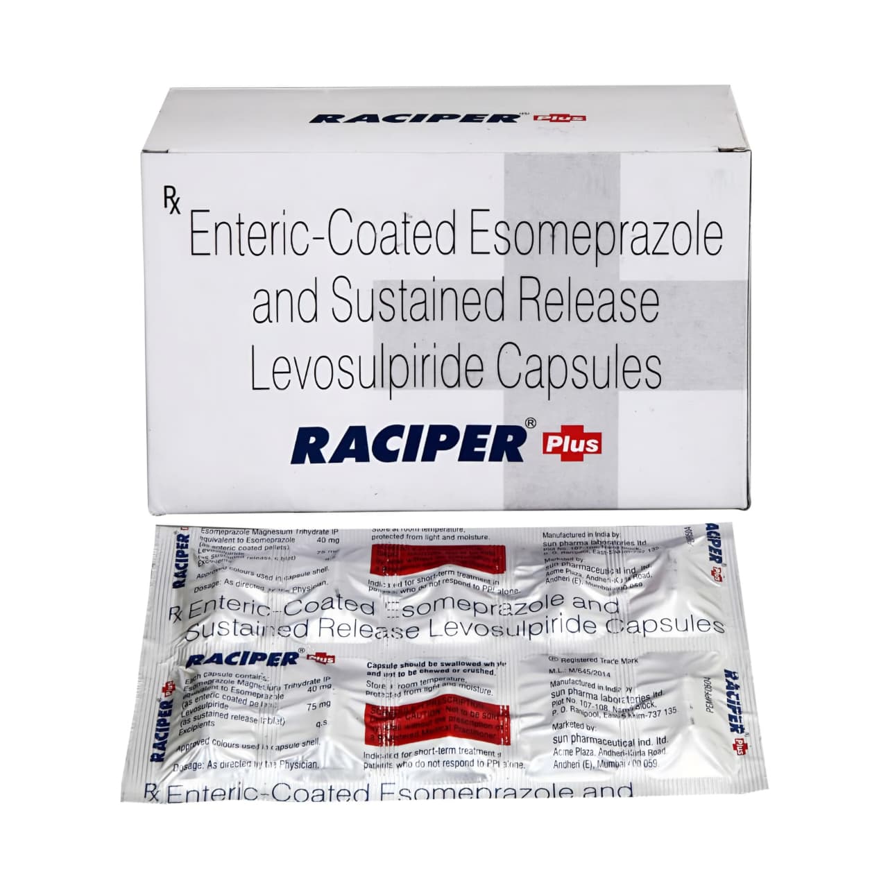RACIPER PLUS 75/40 MG CAPSULE