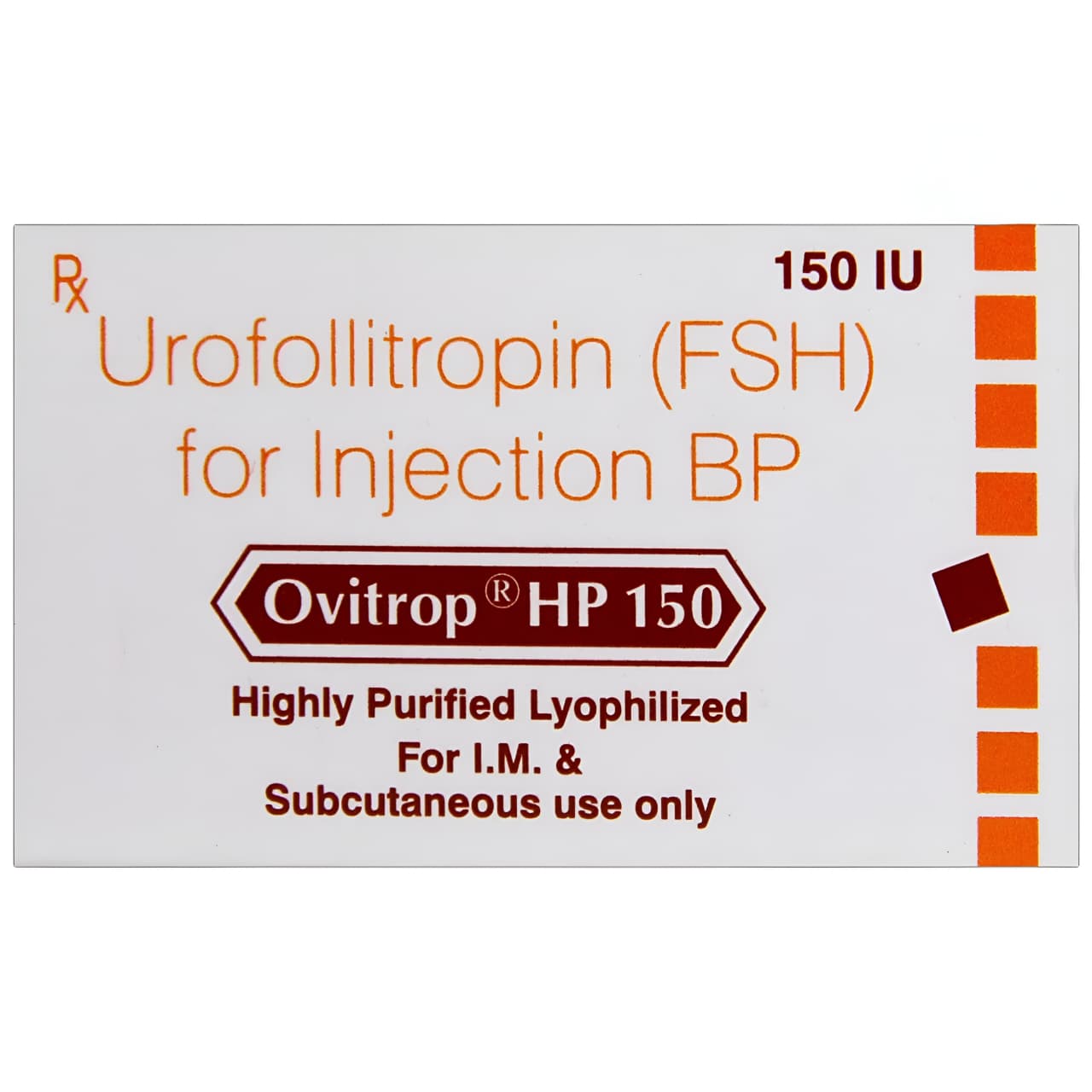 OVITROP HP-150 IU INJECTION