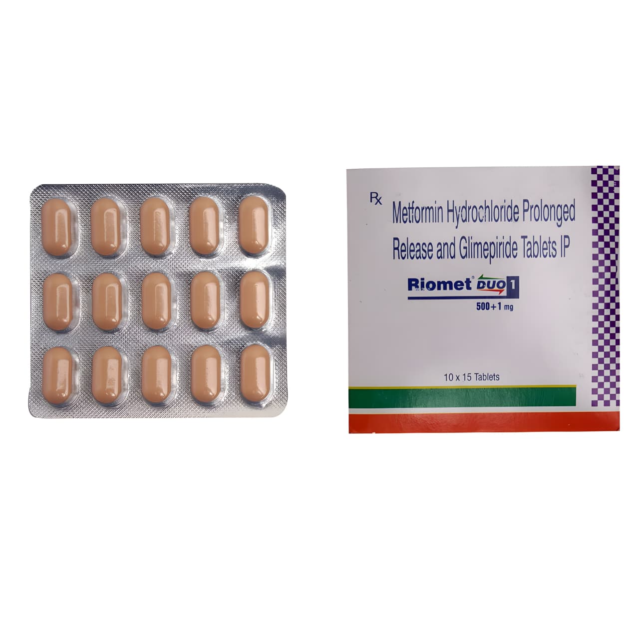 RIOMET DUO 1 MG TABLET