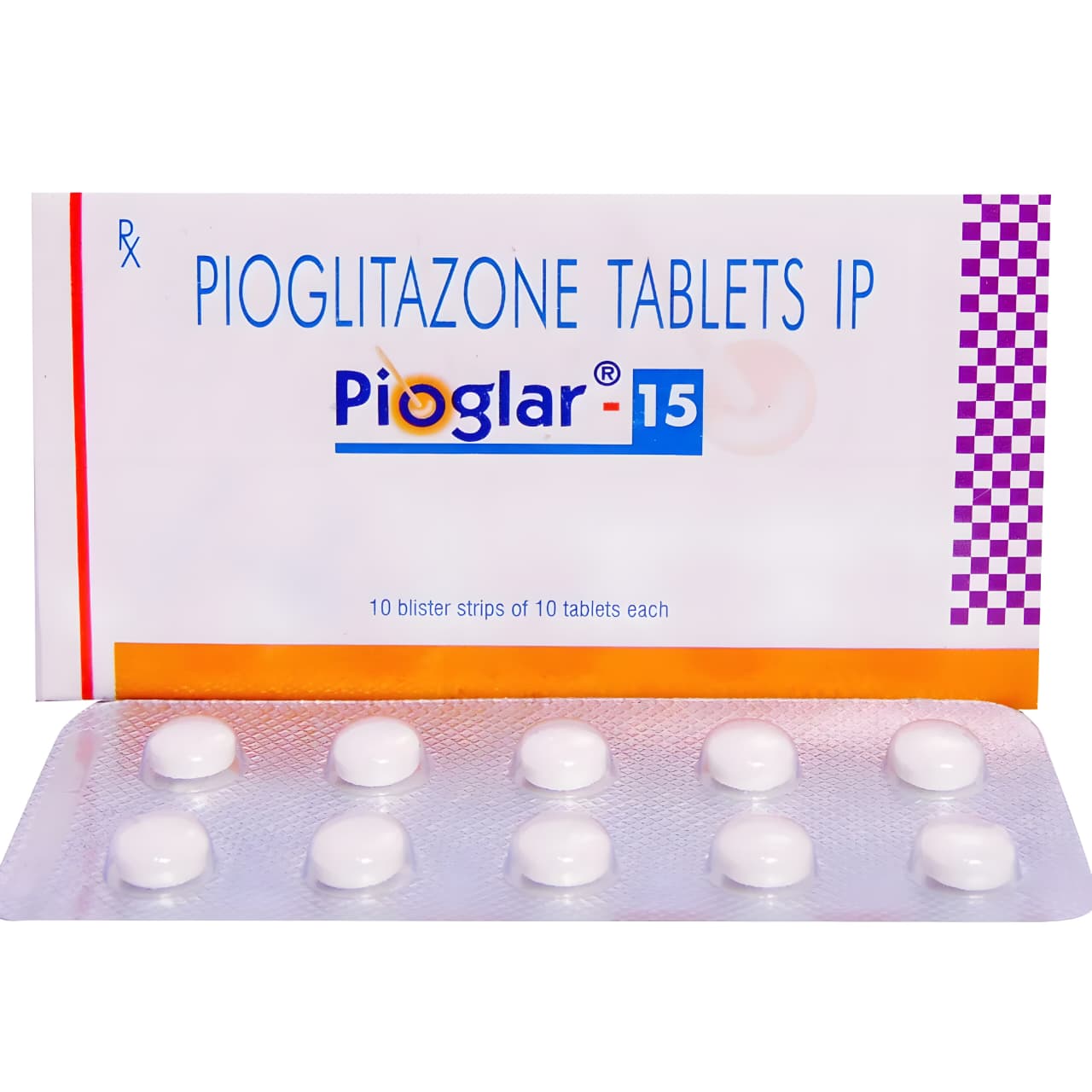 PIOGLAR 15 MG TABLET