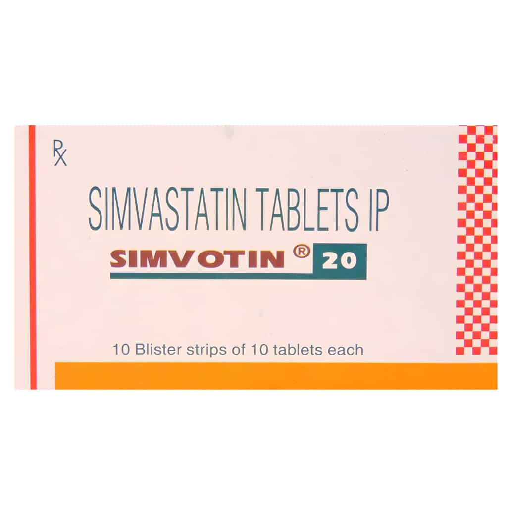 SIMVOTIN 20 MG TABLET