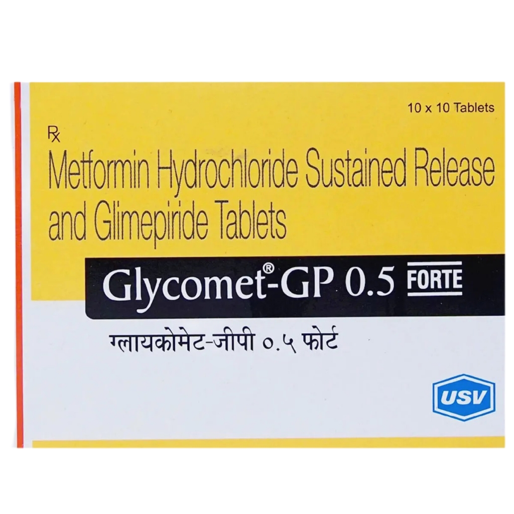 GLYCOMET GP 0.5 FORTE TABLET