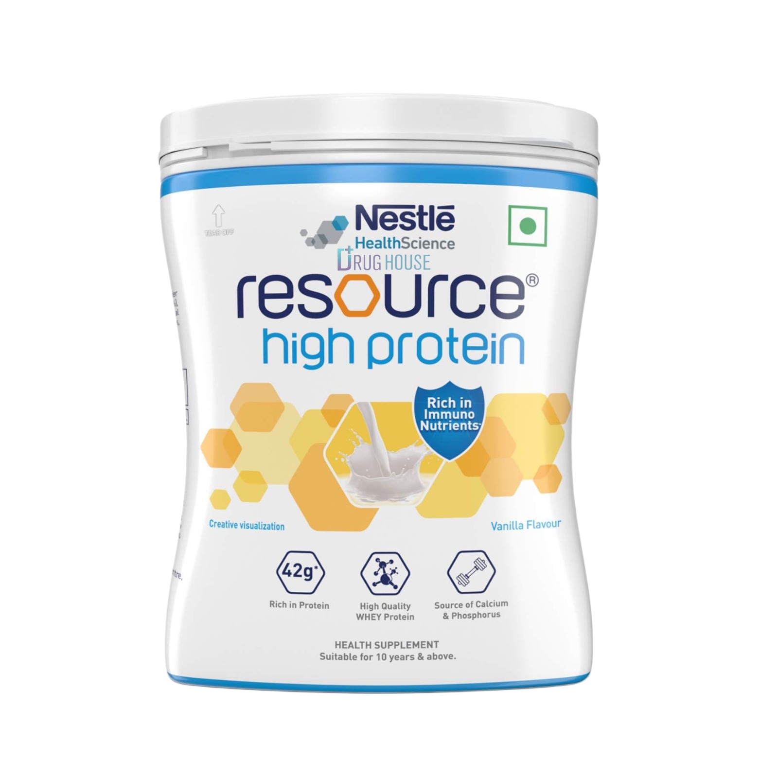 RESOURCE HIGH PROTEIN 400GM VANILLA