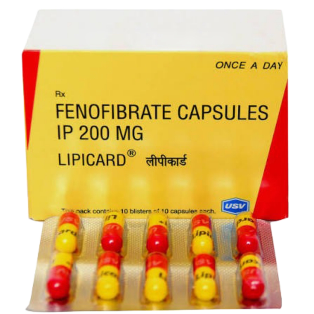 LIPICARD 200MG CAPSULE