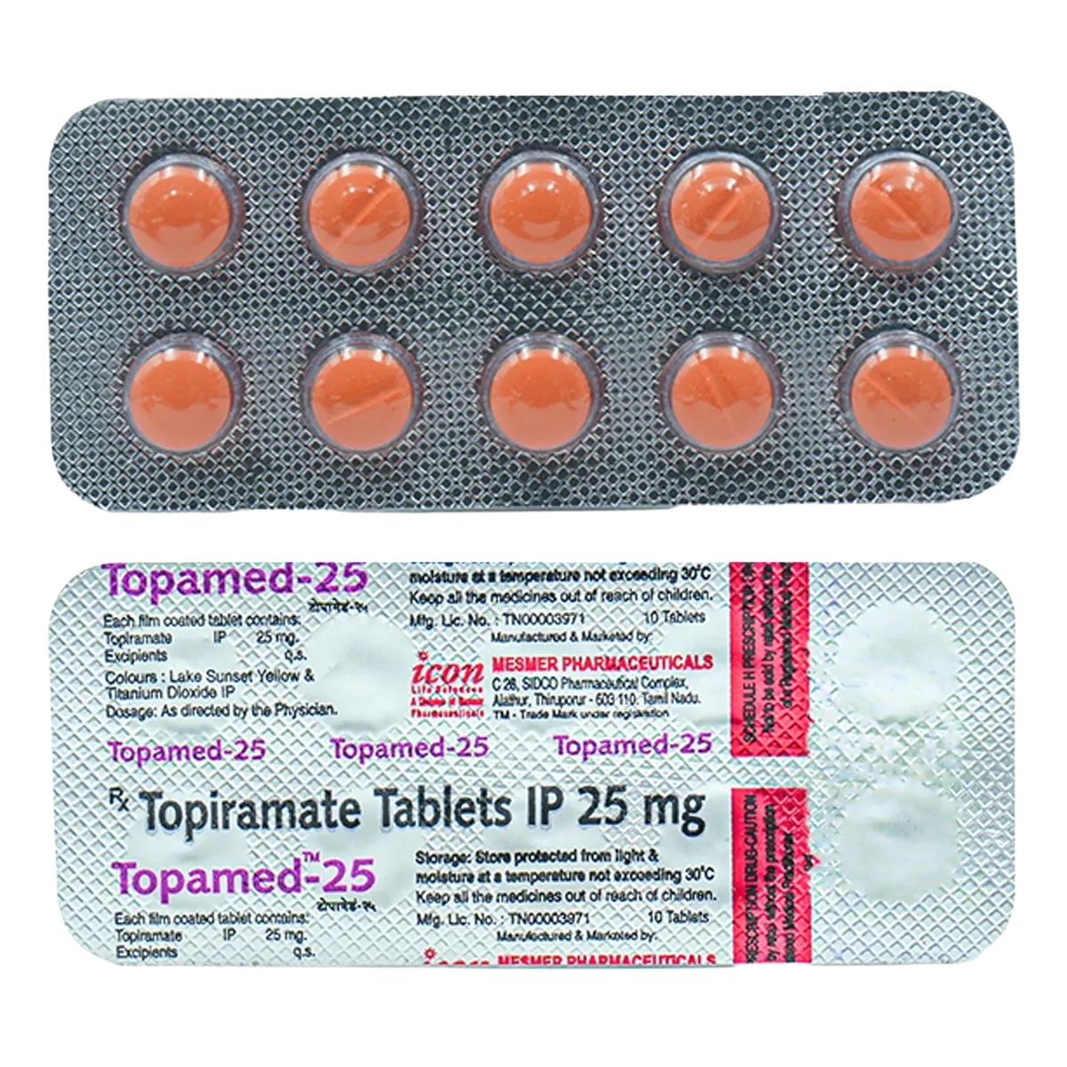TOPNIL 25MG TABLET