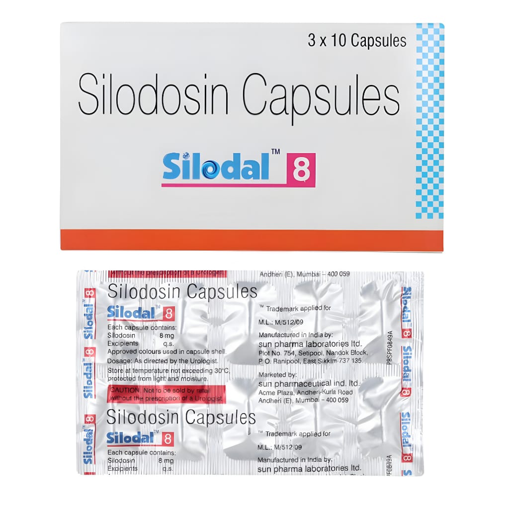 SILODAL 8 MG CAPSULE