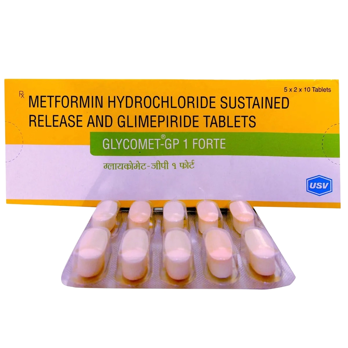 GLYCOMET GP1 FORTE TABLET