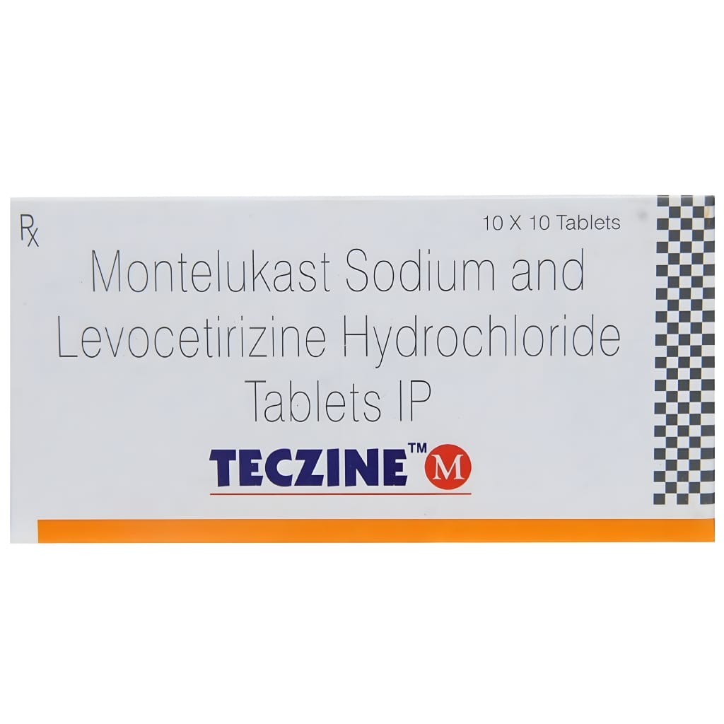 TECZINE M 10/5 MG TABLET
